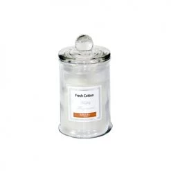 Wadiga Bougies Bougie Parfumée Dans Pot En Verre Fresh Cotton - 6x11cm