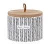 Maisons Du Monde Bougies Bougie Parfumée En Céramique Blanche à Motifs Noirs, 200g -Bougeoirs Soldes Magasin bougie parfumee en ceramique blanche a motifs noirs 200g 1000 5 7 212182 2