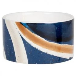 Maisons Du Monde Bougies Bougie Parfumée En Céramique Bleue Et Blanche 180 G