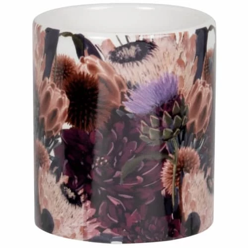 Maisons Du Monde Bougies Bougie Parfumée En Céramique Imprimée Fleurs Violettes 180g 3 Maisons Du Monde Bougies Bougie Parfumée En Céramique Imprimée Fleurs Violettes 180g