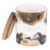 Maisons Du Monde Bougies Bougie Parfumée En Céramique Marron, Noire, Blanche Et Dorée 190g -Bougeoirs Soldes Magasin bougie parfumee en ceramique marron noire blanche et doree 190g 1000 8 33 217251 1