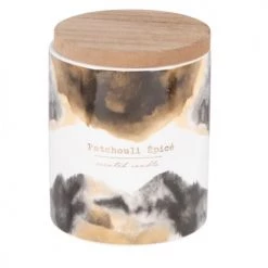 Maisons Du Monde Bougies Bougie Parfumée En Céramique Marron, Noire, Blanche Et Dorée 190g -Bougeoirs Soldes Magasin bougie parfumee en ceramique marron noire blanche et doree 190g 1000 8 33 217251 2