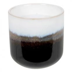 Maisons Du Monde Bougies Bougie Parfumée En Céramique Noire Dégradé Blanc 190g