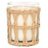 Maisons Du Monde Bougies Bougie Parfumée En Verre Et Osier, 370g