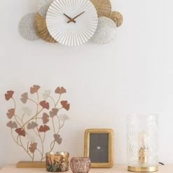 Maisons Du Monde Bougies Bougie Parfumée En Verre Motif Jungle Rose Et Vert, 280g -Bougeoirs Soldes Magasin bougie parfumee en verre motif jungle rose et vert 280g 1000 1 31 201587 2