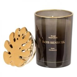 Maisons Du Monde Bougies Bougie Parfumée En Verre Noir Et Céramique Dorée 210g -Bougeoirs Soldes Magasin bougie parfumee en verre noir et ceramique doree 210g 1000 4 31 216839 2