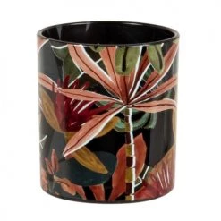 Maisons Du Monde Bougies Bougie Parfumée En Verre Noir Et Multicolore 120g