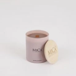 Mica Decorations Bougies Bougie Parfumée En Verre Rose -Bougeoirs Soldes Magasin bougie parfumee en verre rose 3
