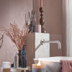 Mica Decorations Bougies Bougie Parfumée En Verre Taupe -Bougeoirs Soldes Magasin bougie parfumee en verre taupe 6