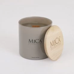 Mica Decorations Bougies Bougie Parfumée En Verre Taupe -Bougeoirs Soldes Magasin bougie parfumee en verre taupe 7
