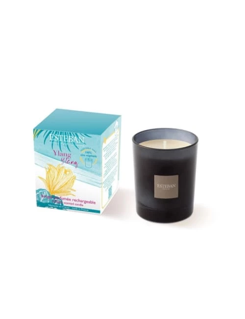 Esteban Bougies Bougie Parfumée Et Rechargeable Ylang-ylang 3 Esteban Bougies Bougie Parfumée Et Rechargeable Ylang-ylang