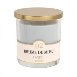 Maisons Du Monde Bougies Bougie Parfumée Grise En Verre H11, 400g