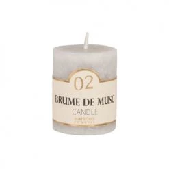 Maisons Du Monde Bougies Bougie Parfumée Grise H6, 75g - Lot De 6