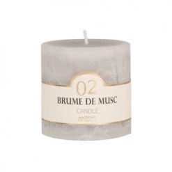 Maisons Du Monde Bougies Bougie Parfumée Grise H7, 230g - Lot De 2