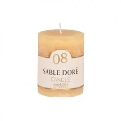Maisons Du Monde Bougies Bougie Parfumée Jaune H6, 75g - Lot De 6