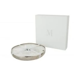 LANADECO Bougies Bougie Parfumée Métal Argent Extra Large -Bougeoirs Soldes Magasin bougie parfumee metal argent extra large 4