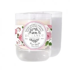 Durance Bougies Bougie Parfumée Naturelle Rose Pétale