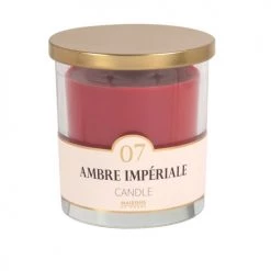 Maisons Du Monde Bougies Bougie Parfumée Rouge En Verre H11