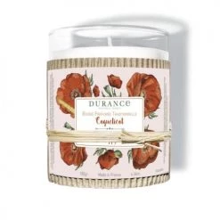 Durance Bougies Bougie Parfumée Traditionnelle Coquelicot 180g