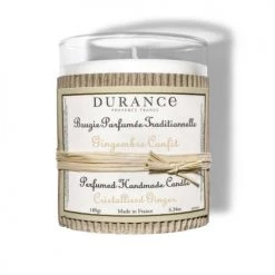 Durance Bougies Bougie Parfumée Traditionnelle Gingembre Confit 180g