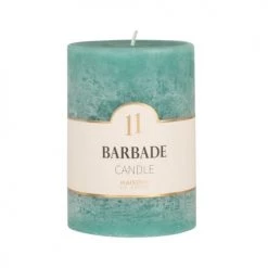 Maisons Du Monde Bougies Bougie Parfumée Turquoise H10, 330g - Lot De 2