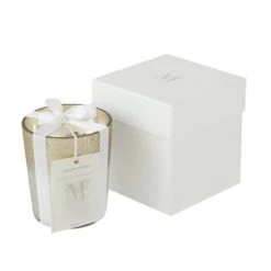 LANADECO Bougies Bougie Parfumée Verre Argent H11,4cm -Bougeoirs Soldes Magasin bougie parfumee verre argent h11 4cm 3