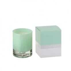 LANADECO Bougies Bougie Parfumée Verre Turquoise H10,4cm -Bougeoirs Soldes Magasin bougie parfumee verre turquoise h10 4cm 2