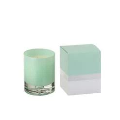 LANADECO Bougies Bougie Parfumée Verre Azur H10,4cm -Bougeoirs Soldes Magasin bougie parfumee verre turquoise h10 4cm 6
