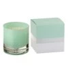 LANADECO Bougies Bougie Parfumée Verre Turquoise Large -Bougeoirs Soldes Magasin bougie parfumee verre turquoise large