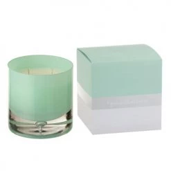 LANADECO Bougies Bougie Parfumée Verre Turquoise Large