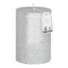 Maisons Du Monde Décorations Lumineuses De Noël Bougie Sans Parfum à Paillettes Argentées 7x10 -Bougeoirs Soldes Magasin bougie sans parfum a paillettes argentees 7x10 1000 13 32 228935 1