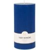Maisons Du Monde Bougies Bougie Striée Parfumée Bleue H18, 1000g -Bougeoirs Soldes Magasin bougie striee parfumee bleue h18 1000g 1000 10 5 221282 1