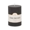 Maisons Du Monde Bougies Bougie Striée Parfumée Gris Foncé H10, 340g - Lot De 2 -Bougeoirs Soldes Magasin bougie striee parfumee gris fonce h10 340g 1000 5 27 221345 1