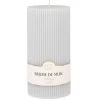 Maisons Du Monde Bougies Bougie Striée Parfumée Grise H18, 1000g -Bougeoirs Soldes Magasin bougie striee parfumee grise h18 1000g 1000 5 0 221277 1