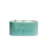 Junny Bougies Bougie Xxl En Béton Turquoise Parfum Fleur D'oranger