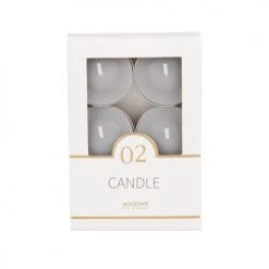 Maisons Du Monde Bougies Chauffe-plat Grises (x6) - Lot De 3