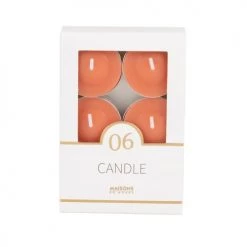 Maisons Du Monde Bougies Chauffe-plat Terracotta (x6) - Lot De 3