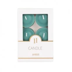 Maisons Du Monde Bougies Chauffe-plat Turquoise (x6) - Lot De 3