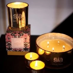 Sia Deco Bougies Parfumées Miroir Trio -Bougeoirs Soldes Magasin bougies parfumees miroir trio 1