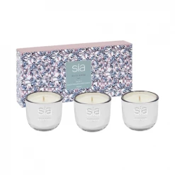 Sia Deco Bougies Parfumées Miroir Trio