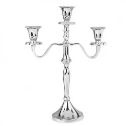 Maisons Du Monde Bougeoirs Chandelier 3 Branches H 34 Cm