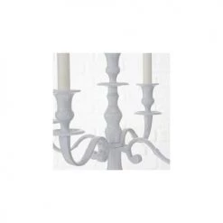 Wadiga Bougeoirs Chandelier Baroque Blanc H77cm -Bougeoirs Soldes Magasin chandelier baroque blanc h77cm 3
