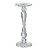 LANADECO Bougeoirs Chandelier/bougeoir En Verre Transparent H35,5cm