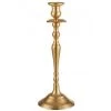 LANADECO Bougeoirs Chandelier Classique Alu Mat Or H46cm