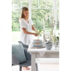 LANADECO Bougeoirs Chandelier Classique Aluminium Argenté H45cm -Bougeoirs Soldes Magasin chandelier classique aluminium argente h45cm 5