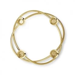 Georg Jensen Bougeoirs Chandelier Doré Pour 4 Bougies -Bougeoirs Soldes Magasin chandelier dore pour 4 bougies 2