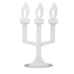 Fenel & Arno Bougeoirs Chandelier En Métal Noir -Bougeoirs Soldes Magasin chandelier en metal blanc 4