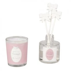 Maisons Du Monde Senteurs Coffret Bougie 50g Et Diffuseur De Parfum Douceur Poudrée 30 ML -Bougeoirs Soldes Magasin coffret bougie 50g et diffuseur de parfum douceur poudree 30 ml 1000 16 35 186421 3