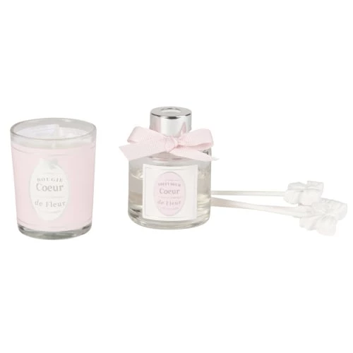 Maisons Du Monde Senteurs Coffret Bougie Parfumée 50g Et Diffuseur De Parfum Cœur De Fleur 30 ML 3 Maisons Du Monde Senteurs Coffret Bougie Parfumée 50g Et Diffuseur De Parfum Cœur De Fleur 30 ML – Image 2