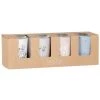 Maisons Du Monde Coffret Bougies Lumignons Parfumées (x4) 180g, En Verre Imprimé Beige, Bleu Et Blanc -Bougeoirs Soldes Magasin coffret bougies lumignons parfumees x4 180g en verre imprime beige bleu et blanc 1000 15 24 223310 1